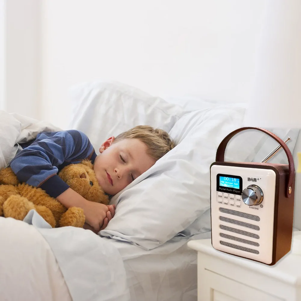Многофункциональный Ретро радио DAB цифровой FM WiFi интернет радио будильник динамик Поддержка Bluetooth TF карта USB флеш-накопитель MP3
