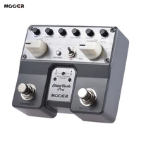 mooer shimverb pro digital reverb guitar effect pedal with shimmer effect 5 reverberation modes twin footswitch