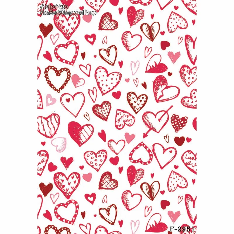 

MEHOFOTO Vinyl Photography Backdrops Valentine's Day Computed printed Children Backdrops for photo studio F-2951