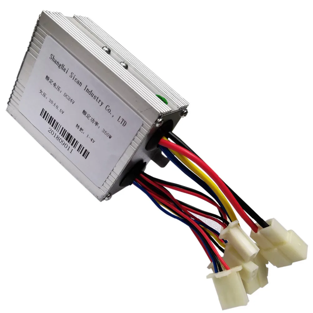 Электрический трехколесный щетчатый контроллер 350 Вт 24 В электромобиля модель