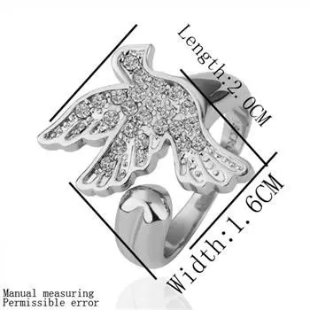 18K gold plated ring fashion Genuine Austrian crystals italina Nickle free antiallergic factory prices isn njy GPR143 | Украшения и