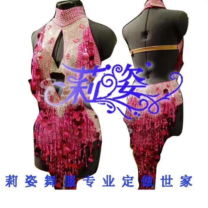 

Competition Ballroom Latin Cha Cha Ramba Samba Dance Dress latin dance dress