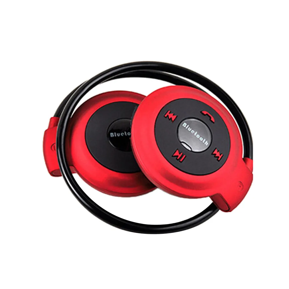 Red Мини Спорт Bluetooth беспроводной Тип гарнитура стерео наушники для мобильного телефона музыкальный ПК Xiaomi Fone de ouvido - Цвет: Red