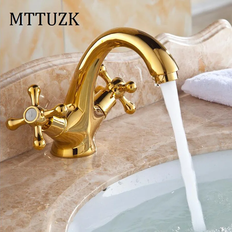 MTTUZK Европейский с длинным горлом розовое золото латунь устанавливаемый на