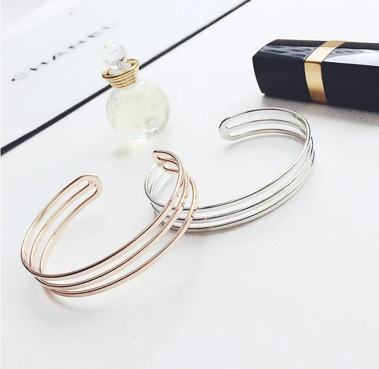 Ювелирные изделия браслет Три слоя контракт джокер геометрическая аксессуары