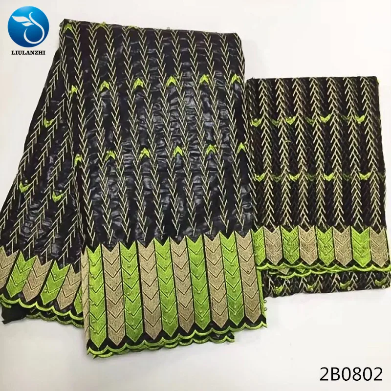 LIULANZHI жаккардовая парча ткань Базен riche getzner 2018 хлопок tissu с бисером Новое