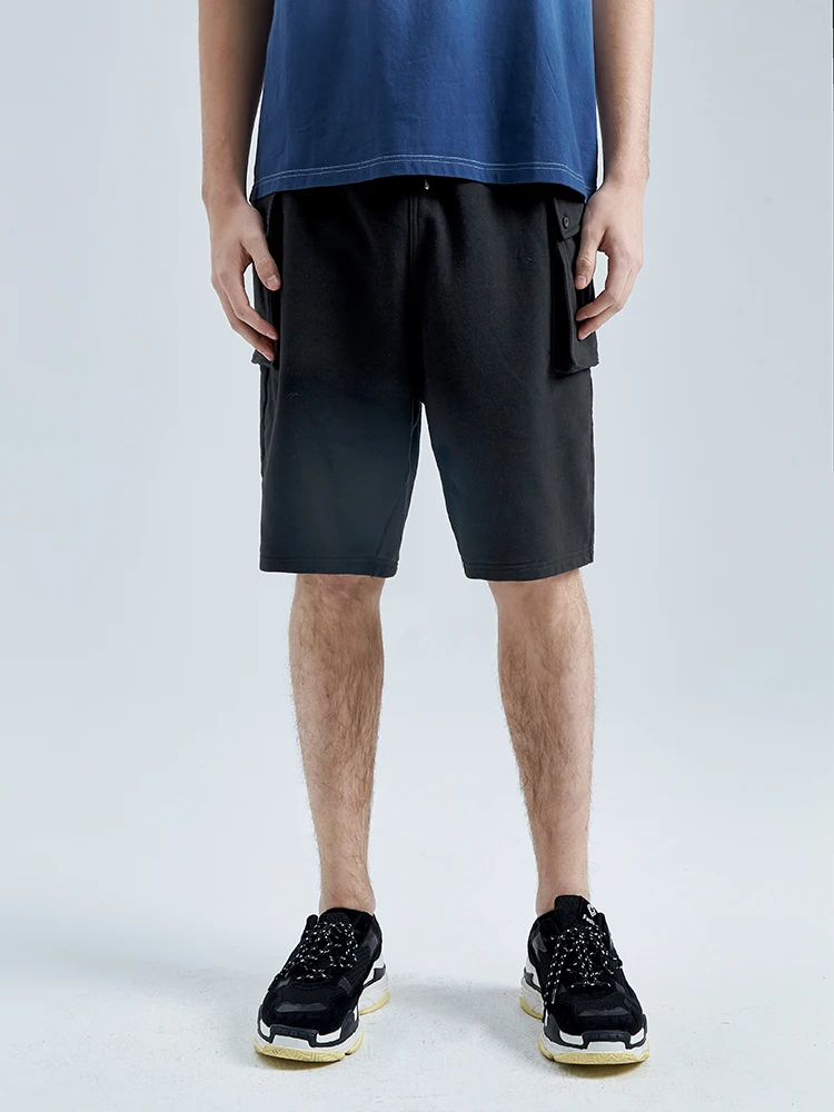 Мужские летние шорты Pioneer Camp однотонные хлопковые с двумя карманами для пляжа