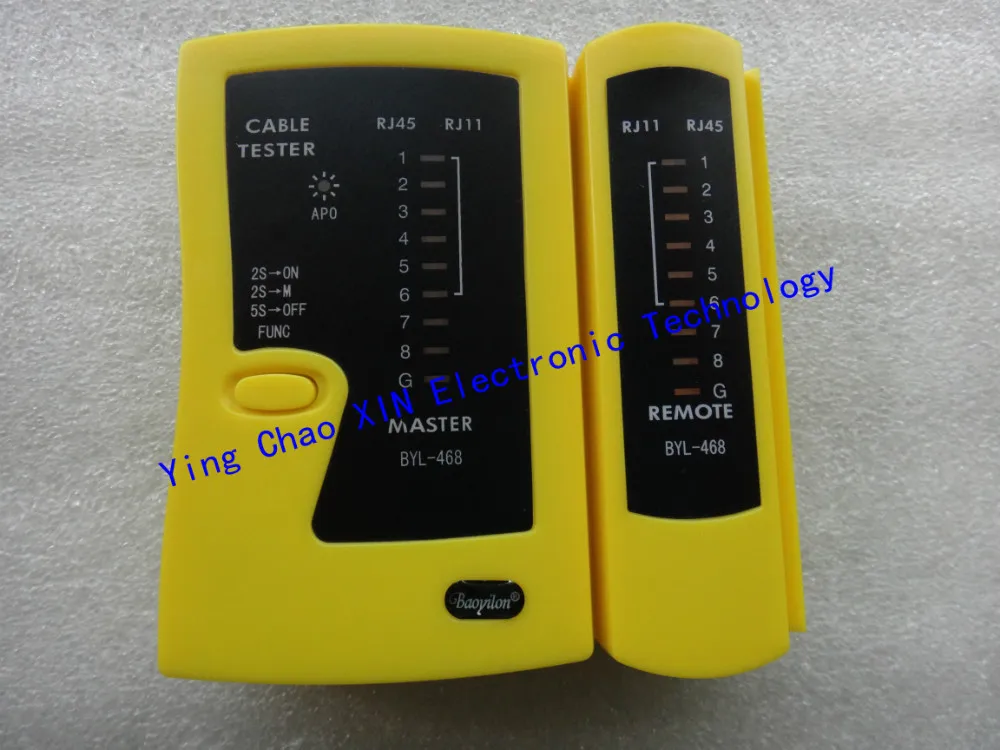 Профессиональный тестер сетевого кабеля RJ45 RJ11 RJ12 CAT5 UTP LAN детектор удаленные