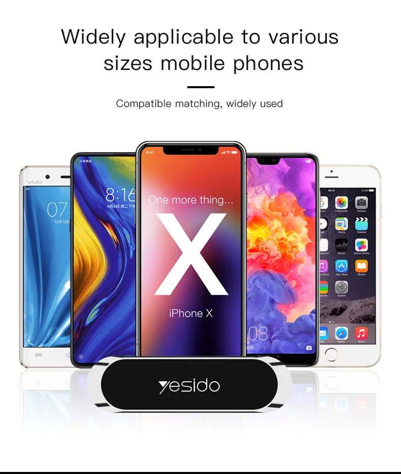 Yesido C55 мини полоса форма Магнитная автомобильная подставка для телефона для iPhone samsung Xiaomi настенный металлический магнит gps автомобильное крепление приборной панели