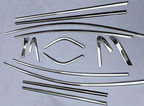 Хромированные Чехлы для Chevrolet Cruze 2010 2011 2012 2013 2014, хромированные полосы для стайлинга автомобиля, полная отделка окна, декоративные аксессуары