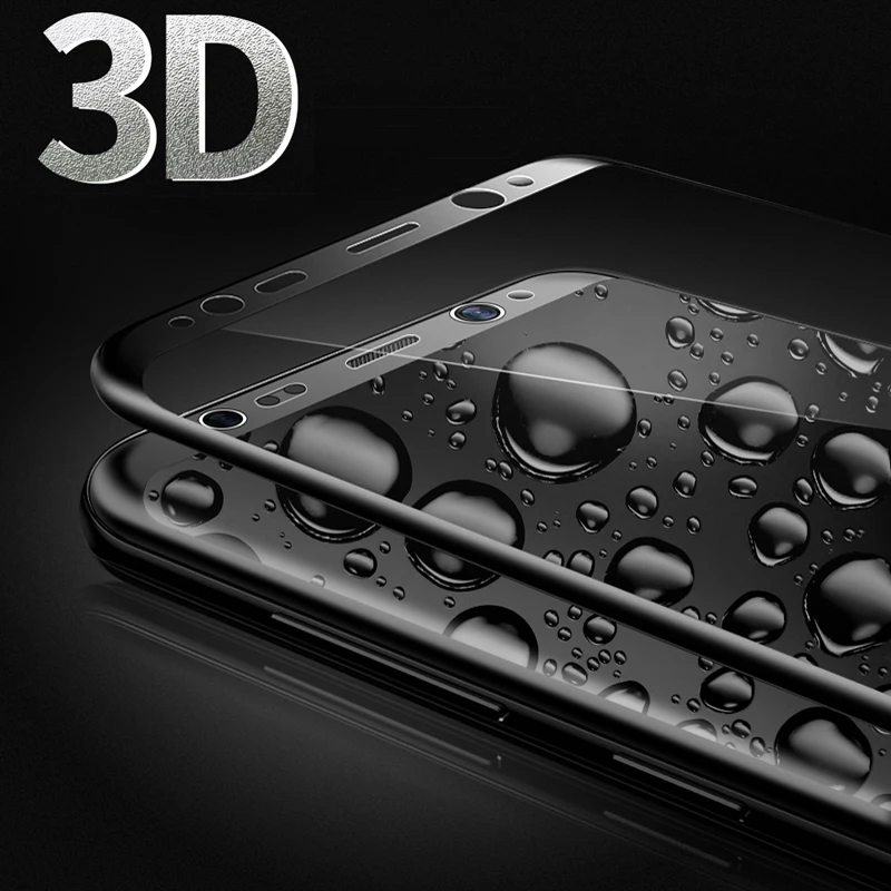Полный закругленный протектор экрана закаленное стекло для Samsung S8/S9 Plus S9 + Galaxy Note 8