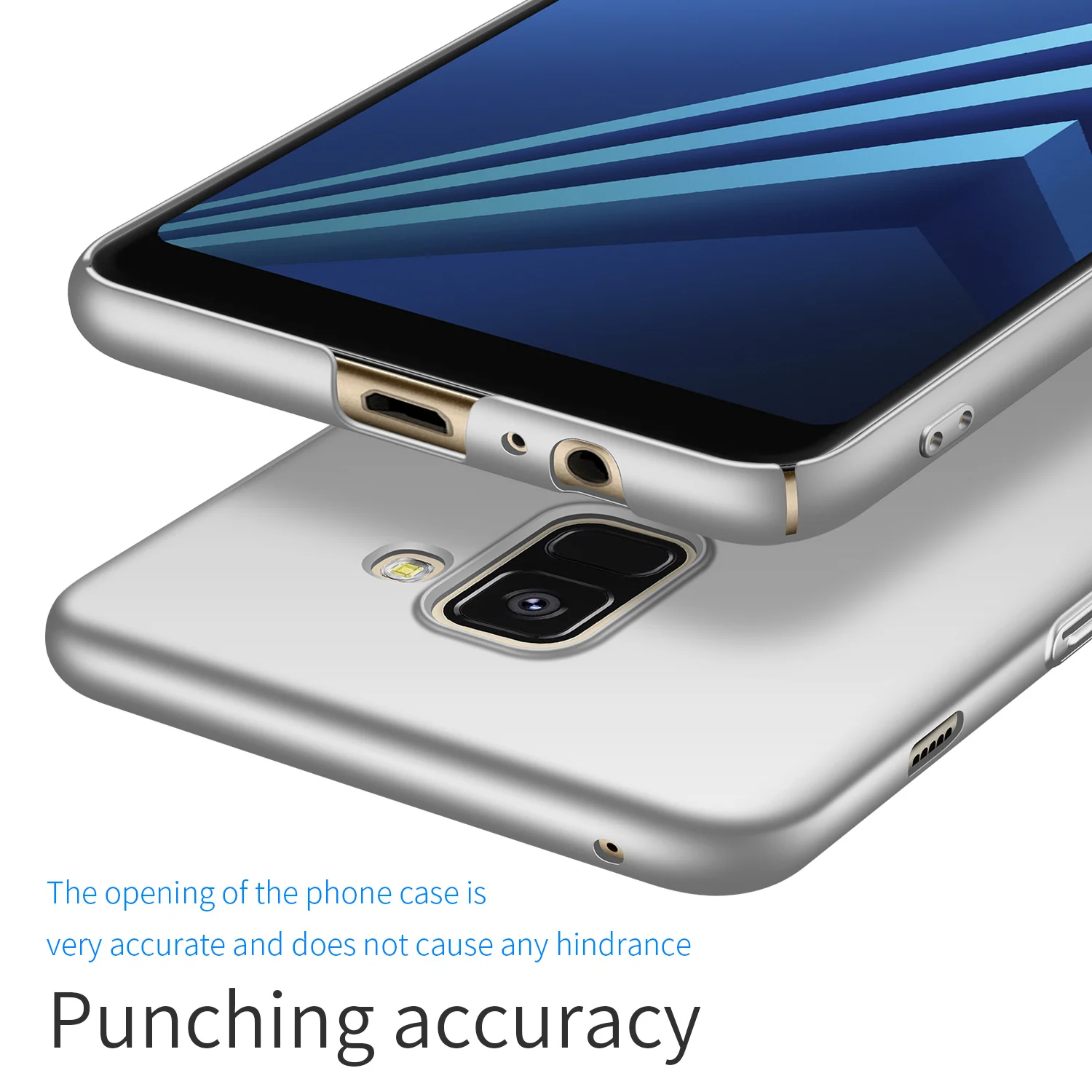 Для samsung Galaxy A8 A8Plus чехол Высокое качество Жесткий ПК Тонкий матовый защитный чехол для задней панели чехол s для samsung a8 plus