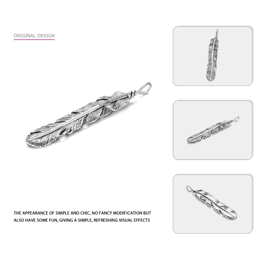 e-Manco 925 Sterling Silver Leaf Pendant Necklaces Classical Pendants Wholesale New Arrival Best Gifts | Украшения и аксессуары