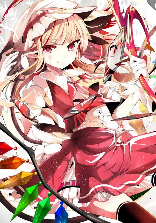 

Touhou Project Anime Flandre Scarlet 35*25CM Wall Scroll Poster #35733