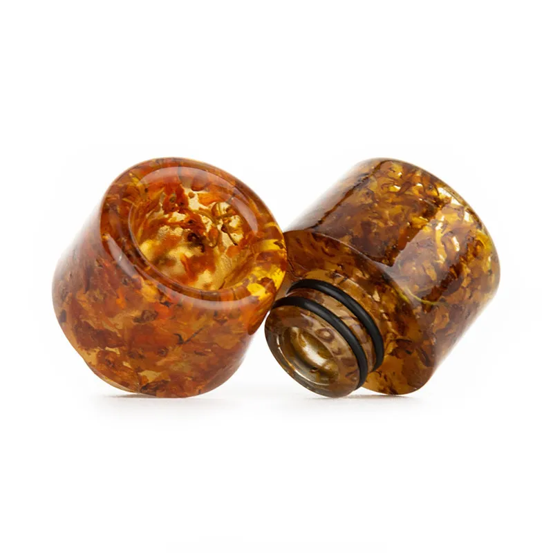 

30PCS Resin 510 Drip Tips For TFV8 Baby Mouthpiece TFV12 Baby Prince Vape DripTips E cig Accessories Amber Color DHL Free