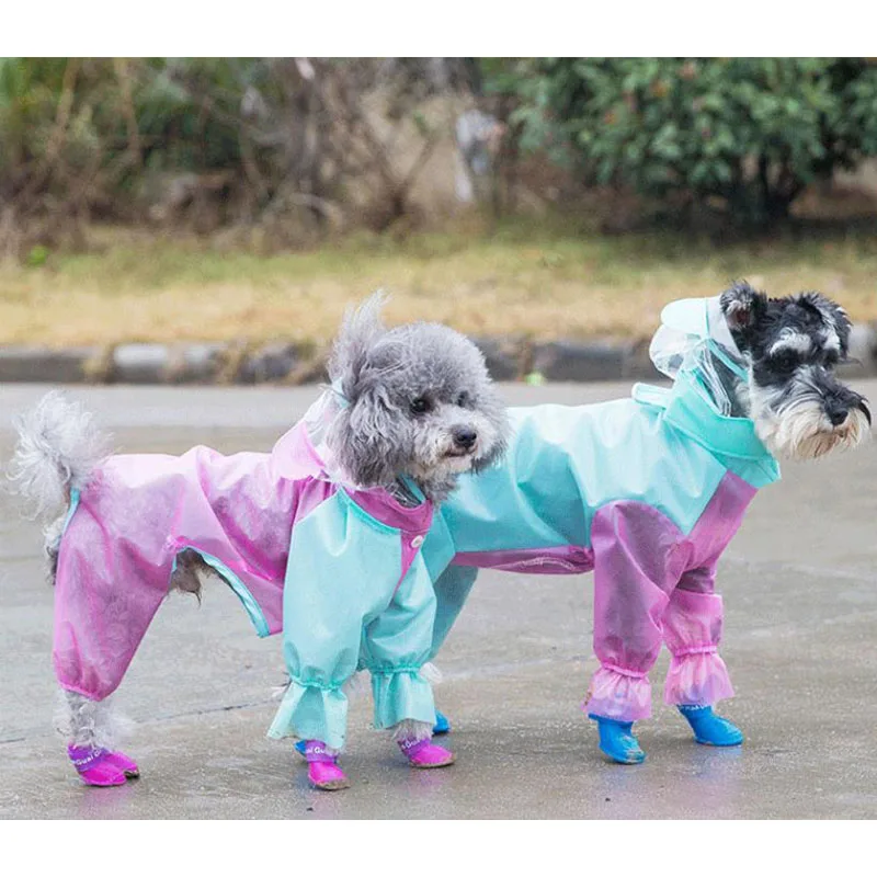 Pet Dreamy DIY дождевик собака кормящих живота комбинезон дождевик щенок водонепроницаемое пальто для маленьких и крупных собак