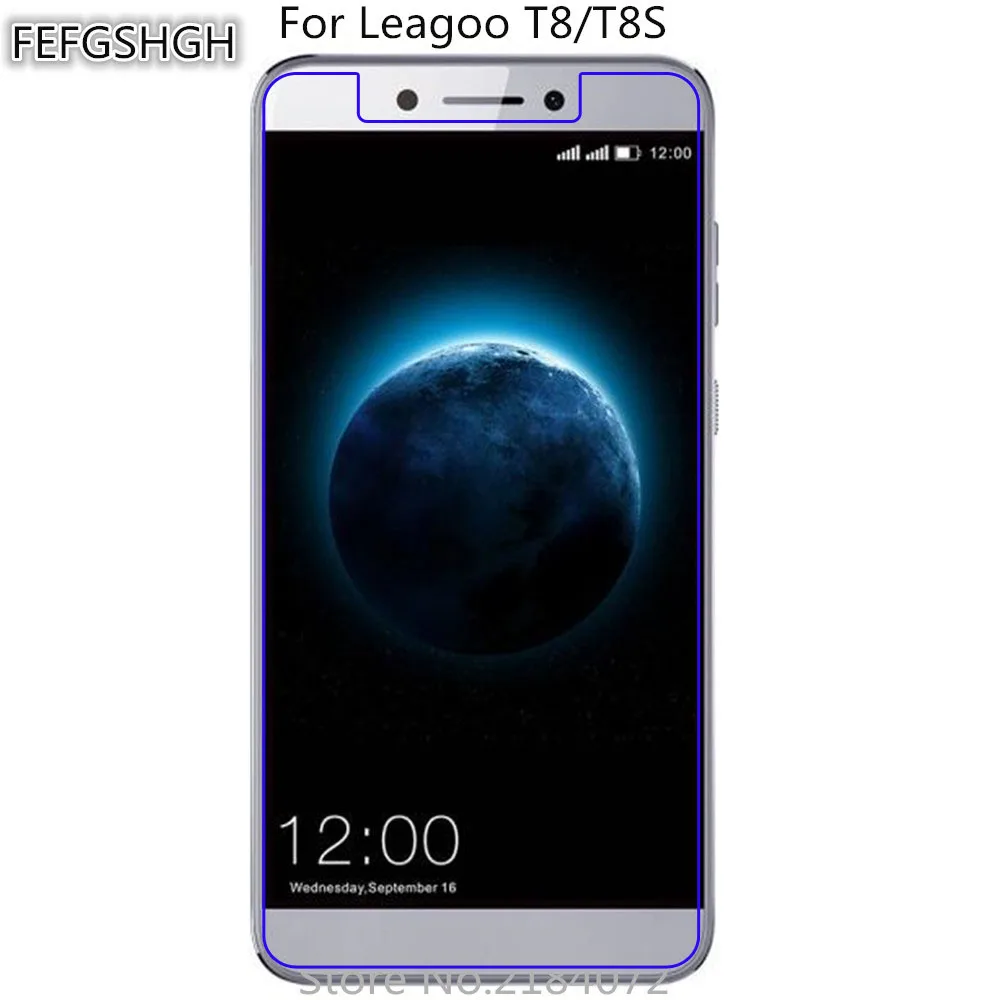2 шт. закаленное стекло для Leagoo T8 защитная пленка 9H защита экрана