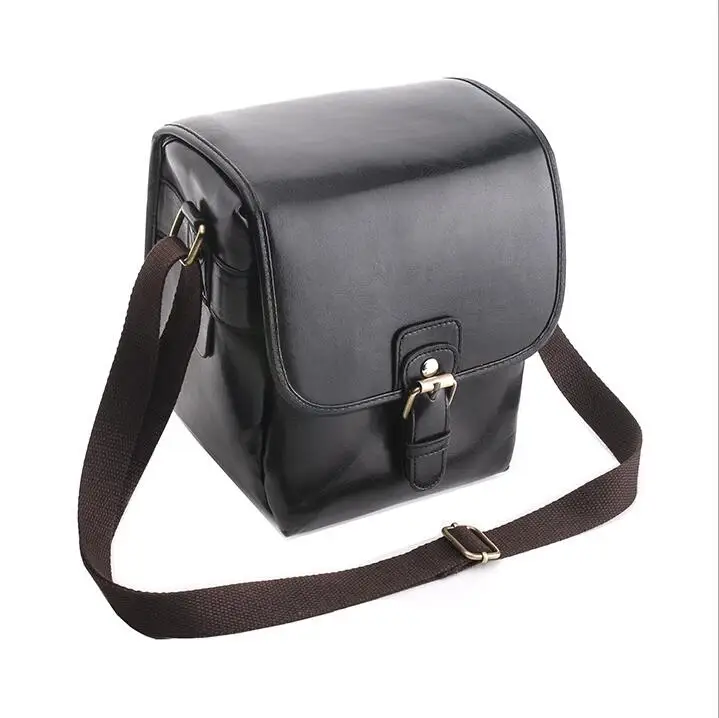 Retro Korean Leather Bag Waterproof Camera Leisure Shoulder Case FOR CANON NIKON 500D 650D D60 D600 D70 D700 | Электроника