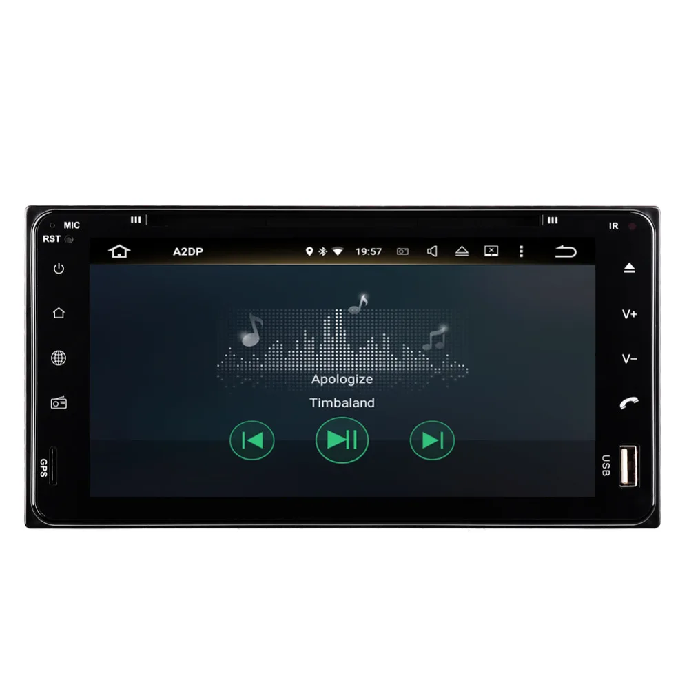 8 ядер Android 0 Автомобильный CD dvd плеер универсальная модель для Toyota Fortuner Corolla Vios Yaris