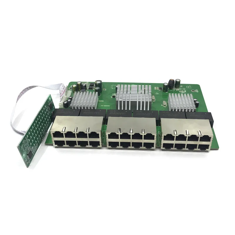 OEM новая модель 24 портовый гигабитный коммутатор настольный RJ45 Ethernet 10/100/1000 Мбит/с