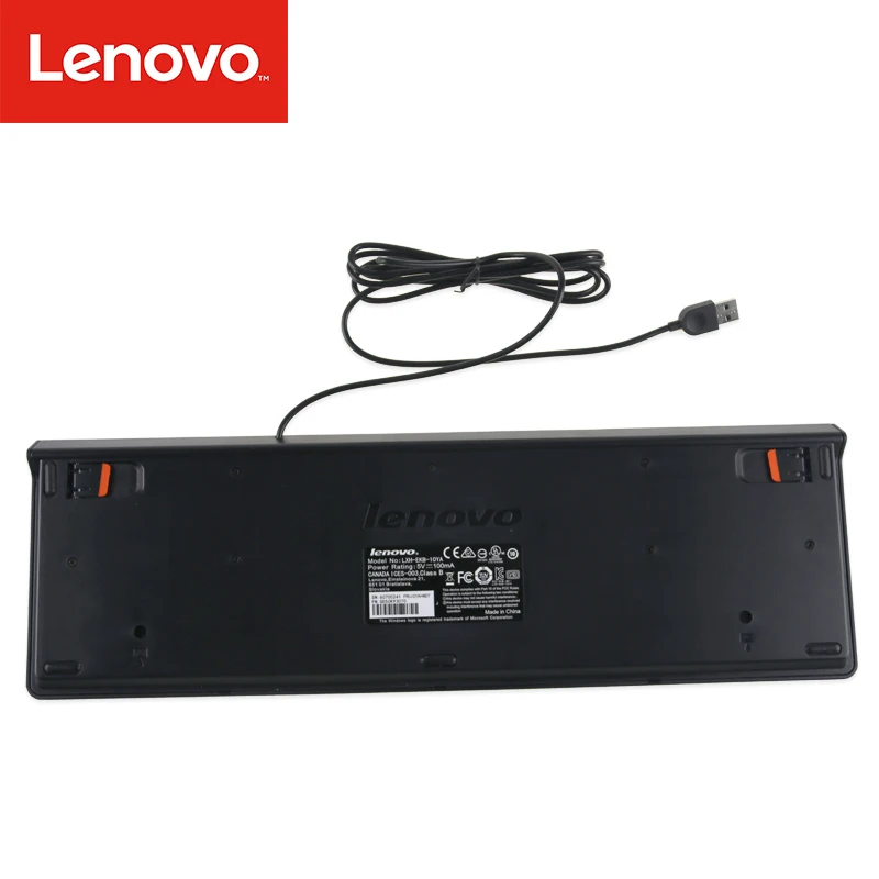 Оригинальная настольная USB Клавиатура Lenovo офисное периферийное оборудование