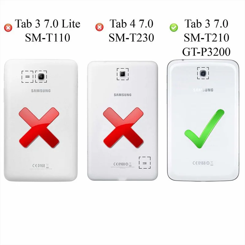 Для Samsung Galaxy Tab 3 7 0 SM T210 T211 P3200 3D разноцветный чехол с рисунком для телефона +