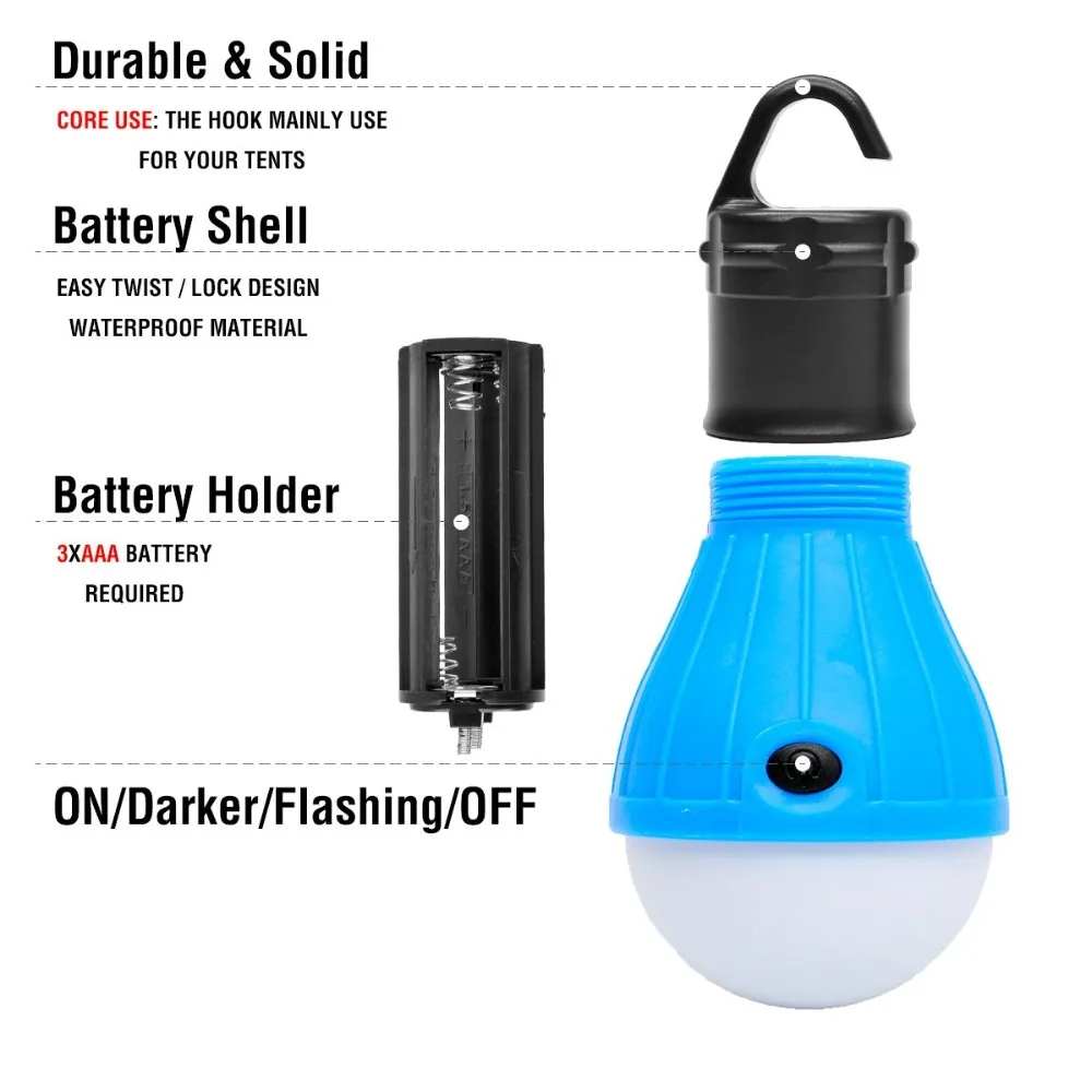 Портативный светодиодный фонарь Sanniu лампа для палатки освещение кемпинга