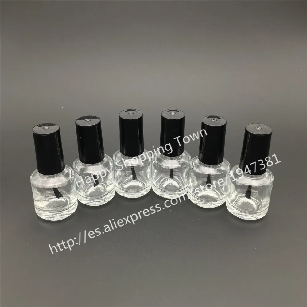 

200pcs/lot 10g Empty Nail Polish Bottle With lid, Small Glass Nail Polish Bottle,Mini Bottles