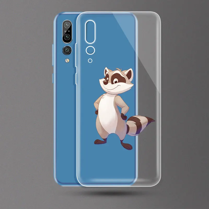 DREAMFOX N183 енота Мягкий силиконовый чехол из ТПУ для huawei Коврики 20 8 9 10 Lite Pro Nova 3 3e 3i 4 4e