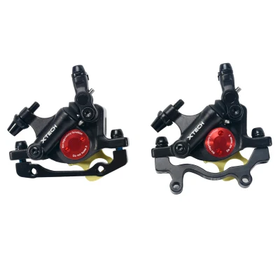black a pair MEROCA ZOOM HB100 MTB Дорожная линия Тяговая гидравлические дисковые тормозные суппорты передние и задние аксессуары для тормозов - Цвет: black a pair