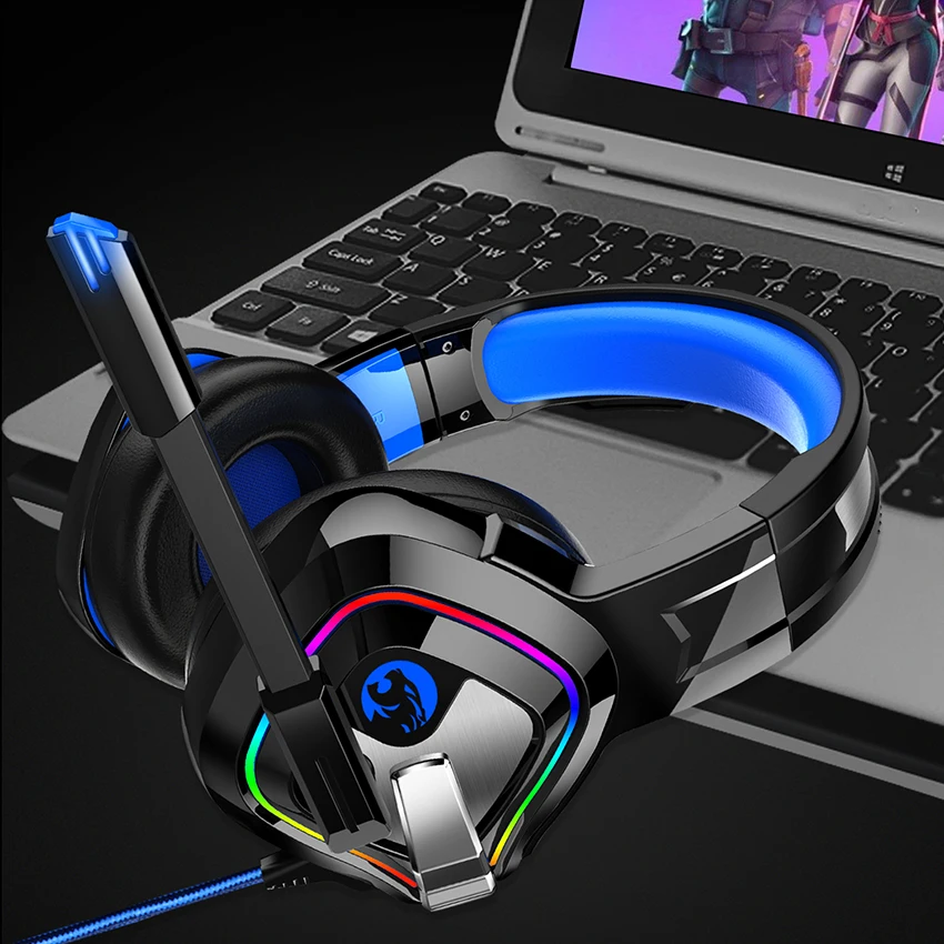 ASKMEER K2 PS4 3 5 мм + USB игровая гарнитура шлем стерео проводные наушники с микрофоном