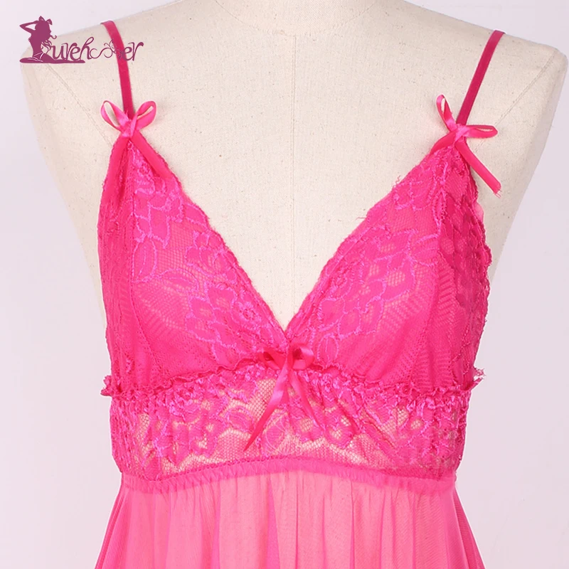 

Lurehooker 2018 Sexy Lingerie Hot Perspective Lace Sheer Nightwear Deep V-Neck Spaghetti Strap Erotic Underwear Sexy Costumes