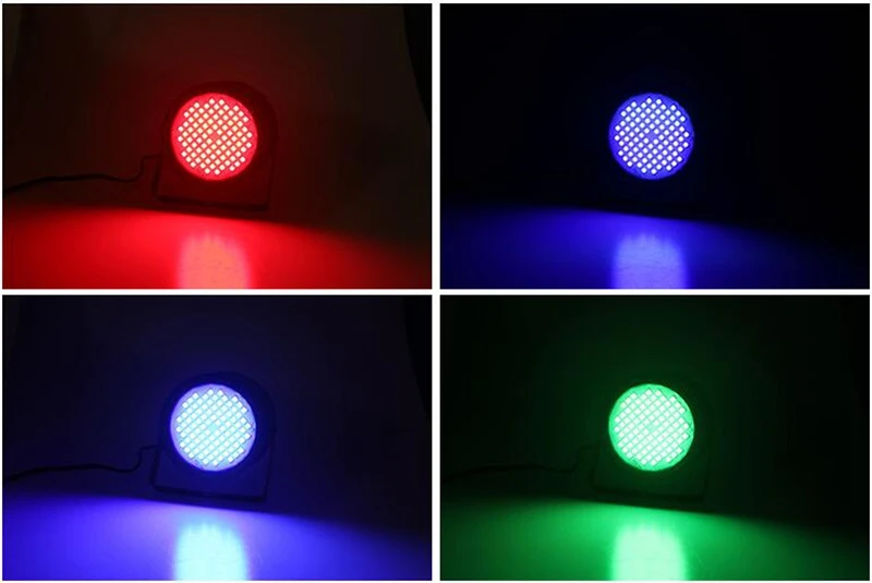 Wonlukiy белый RGB Flash 88 Led освещение для дискотеки свет звук с голосом и мелодией