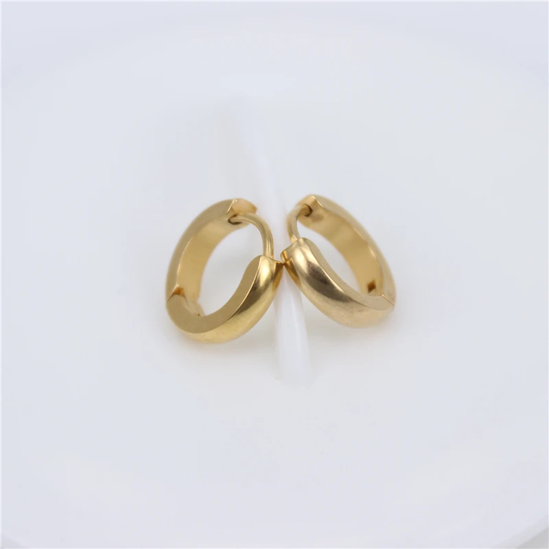 gold color 12mm 12 мм диаметр, изысканные компактные серьги-кольца золотого и серебряного цвета, не выцветают и не изнашиваются, для всей семьи - Окраска металла: gold color 12mm