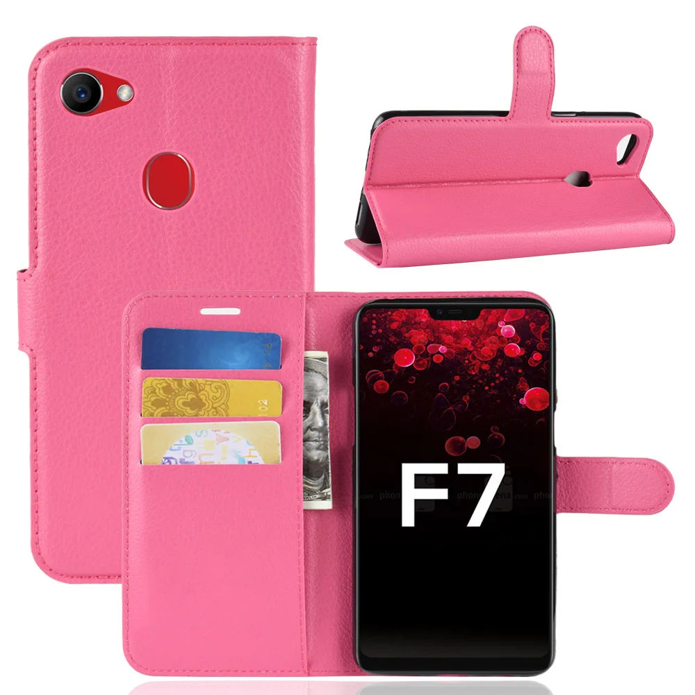Abhoriz крышка для Oppo F7 чехол с карманы Карт Фолио Флип кожаный задняя | Мобильные