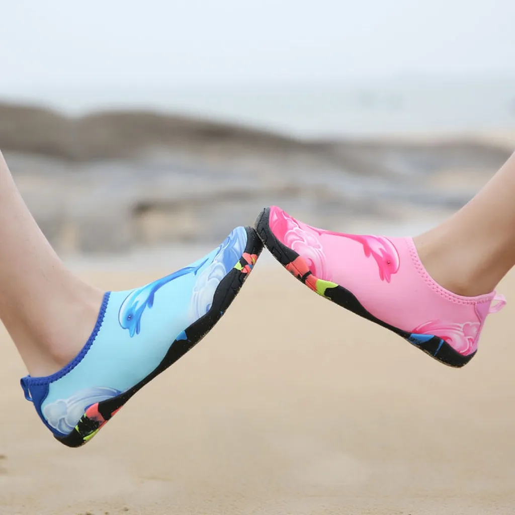 2019 Couple Beach Shoes Swimming Water Barefoot Quick Dry Aqua Shoes|Пляжные и уличные сандалии| |
