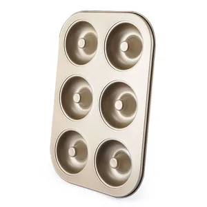1 шт с антипригарным покрытием вильтон 6 cavity пончик выпечки торта десерт Оловянная кастрюля производитель пресс-форм