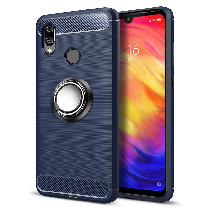 Xiaomi Redmi 7 чехол противоударный армированный резиновый силиконовый Жесткий PC чехол для телефона для Xiaomi Redmi 7 задняя крышка для Xiaomi Redmi 7 Fundas