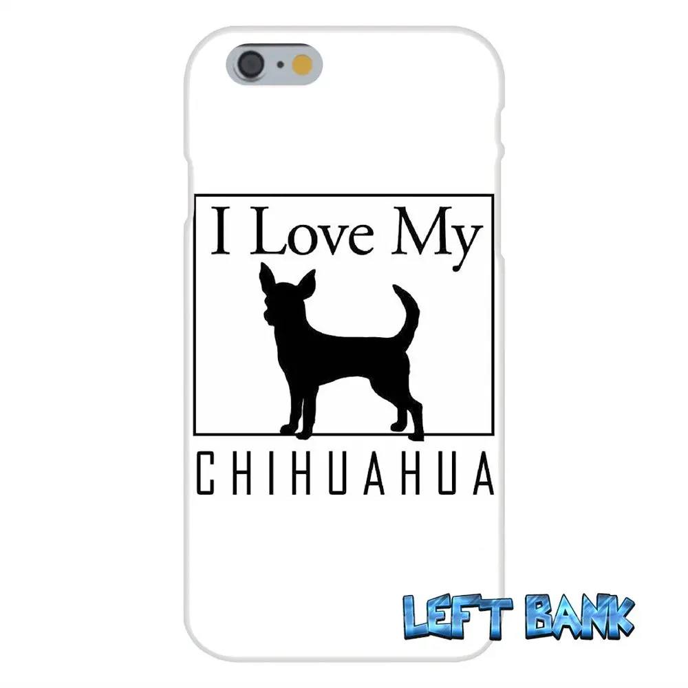 Для Xiaomi Redmi 3 3S Pro Mi3 Mi4 Mi4C Mi5S Note 2 4 I Love My Chihuahua оригинальный мягкий силиконовый