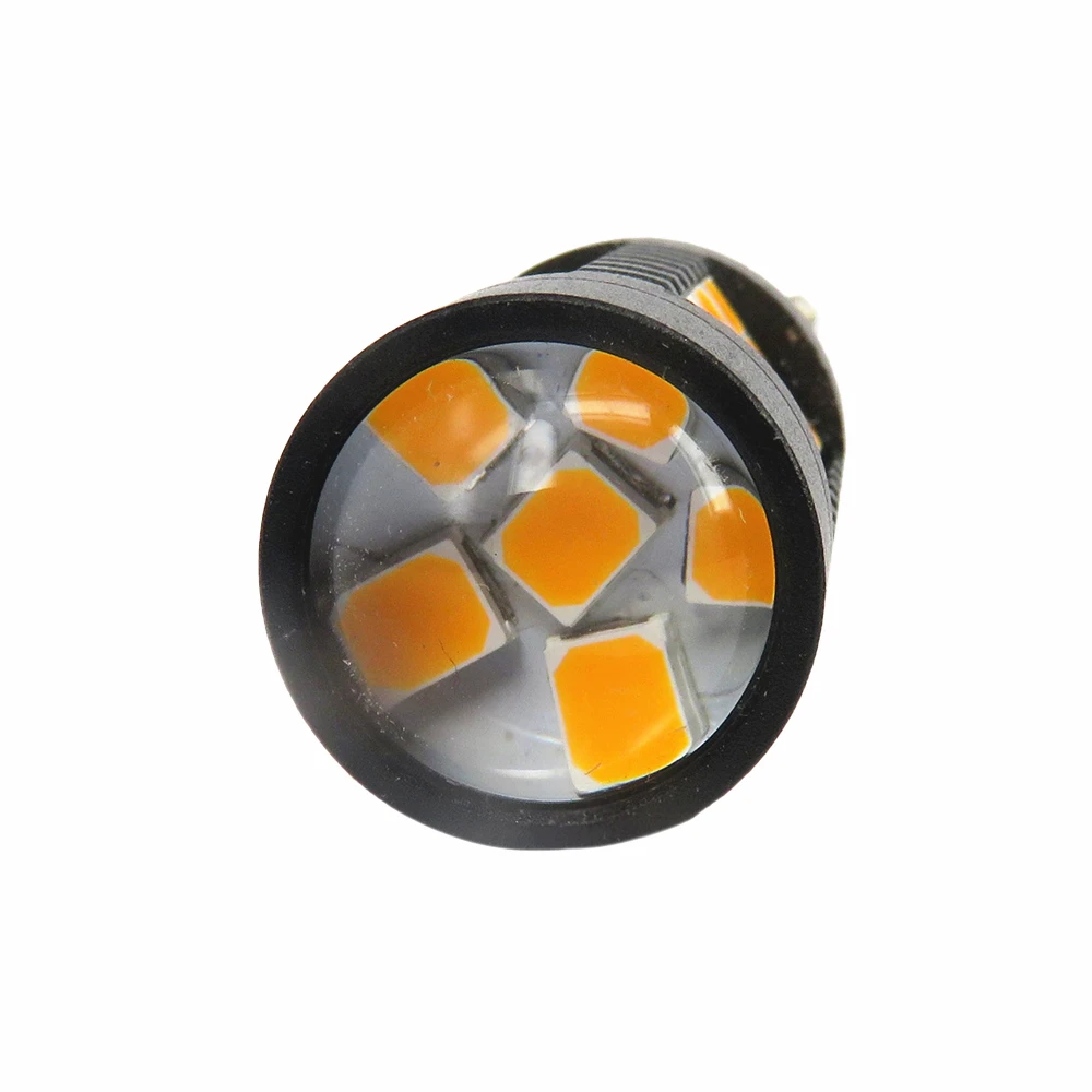 WLJH 2x Canbus Error Free BAU15S 7507 PY21W 1156PY светодиодный лампы автомобиля поворотника