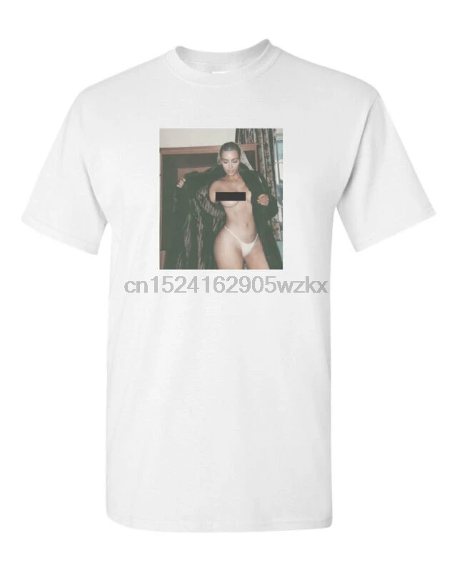 Kim K Kardashian Pose Custom Мужская модная футболка новая-белая | одежда
