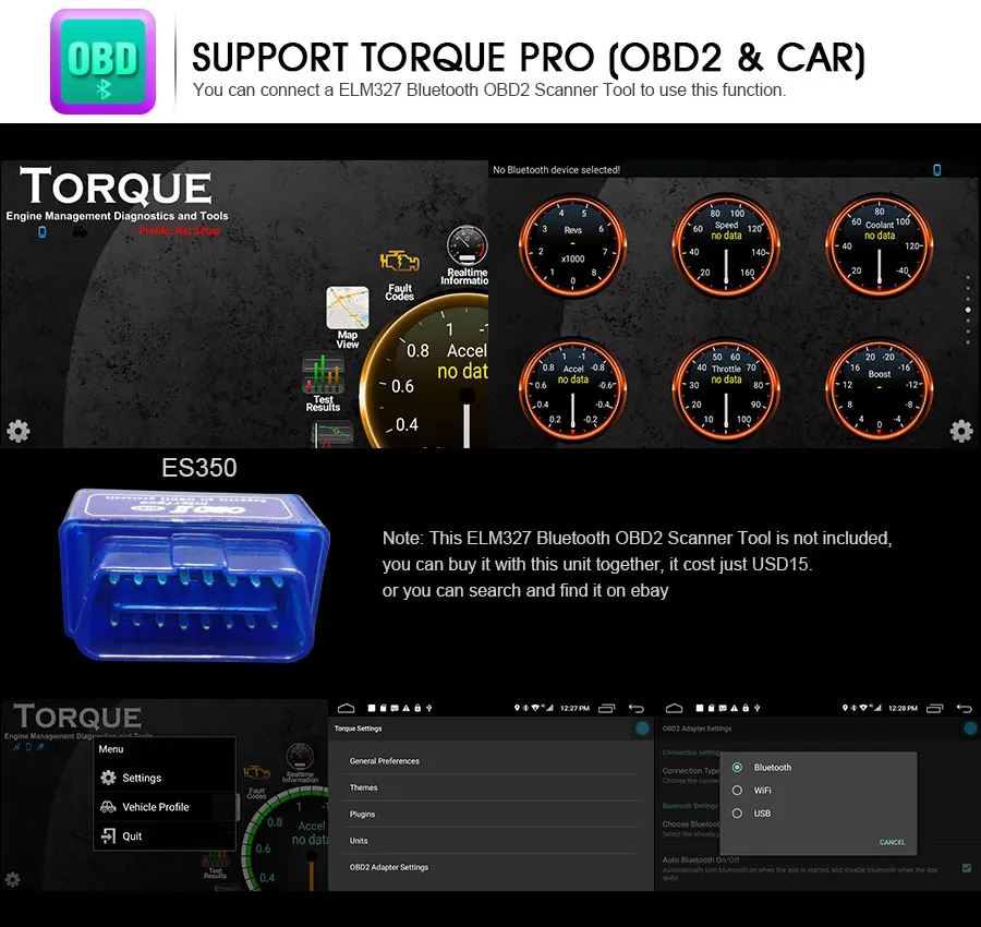 Erisin ES5790U " HD 1 Din Android 6,0 DAB+ автомобильный Радио DVD gps навигация OBD DTV-IN WiFi 4G интернет
