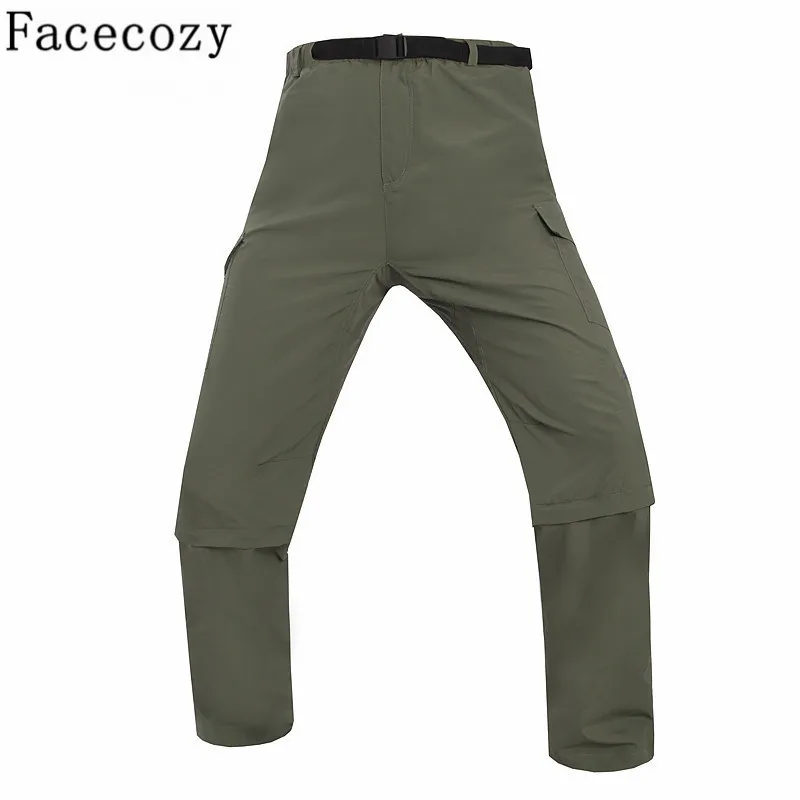 Facecozy мужские летние спортивные брюки для рыбалки и пеших прогулок