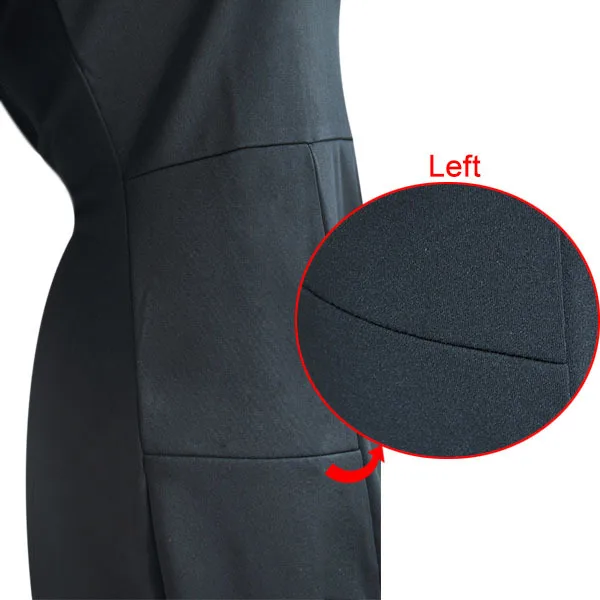 Новое популярное мягкое однотонное Деловое платье до середины икры с круглым