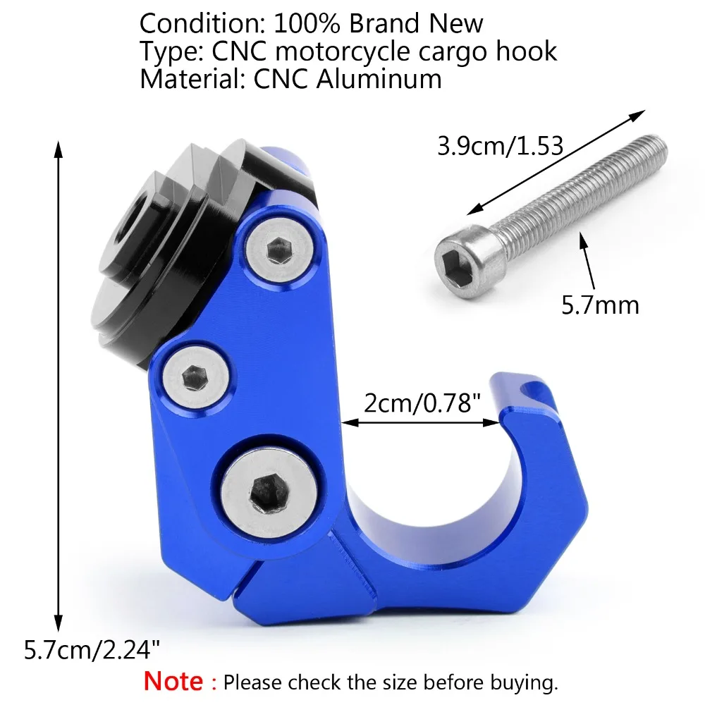 Areyourshop шлем вешалка для бутылок держатель CNC Алюминиевые крючки из сплава M6 для Yamaha NMAX 155 NMAX155 RC150 для Honda Scoopy