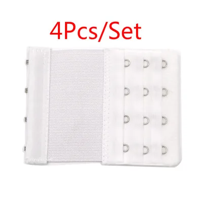 4Pcs 4/8 шт. 3 ряд 4 крючка бюстгальтер расширитель клип ремешок Застежка-удлинитель ремни Для женщин бюстгальтер расширитель швейная инструмент регулируемые пряжки для ремня - Цвет: 4Pcs