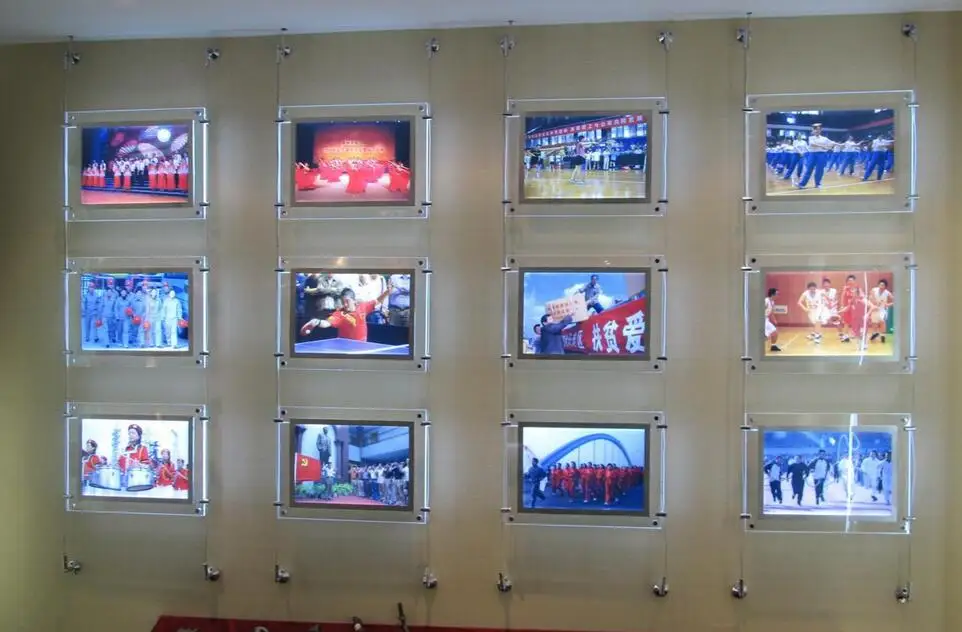 

Ultra-thin led hanging panel crystal diplay a3 size lightbox12pcs/lot