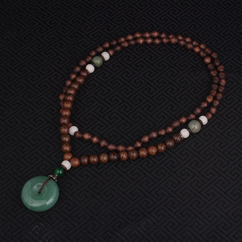 Ювелирные изделия в непальском стиле ручной работы сандалового дерева ожерелье