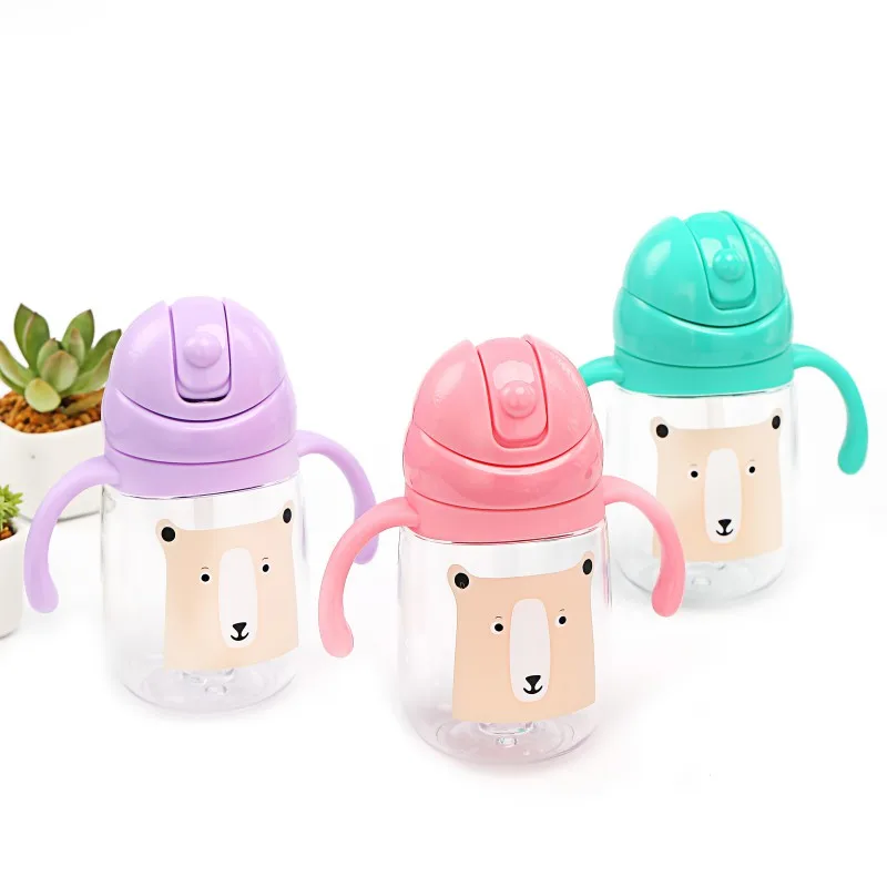 Детские бутылочки для питья 260 мл Обучающие чашки Сиппи с двойными ручками