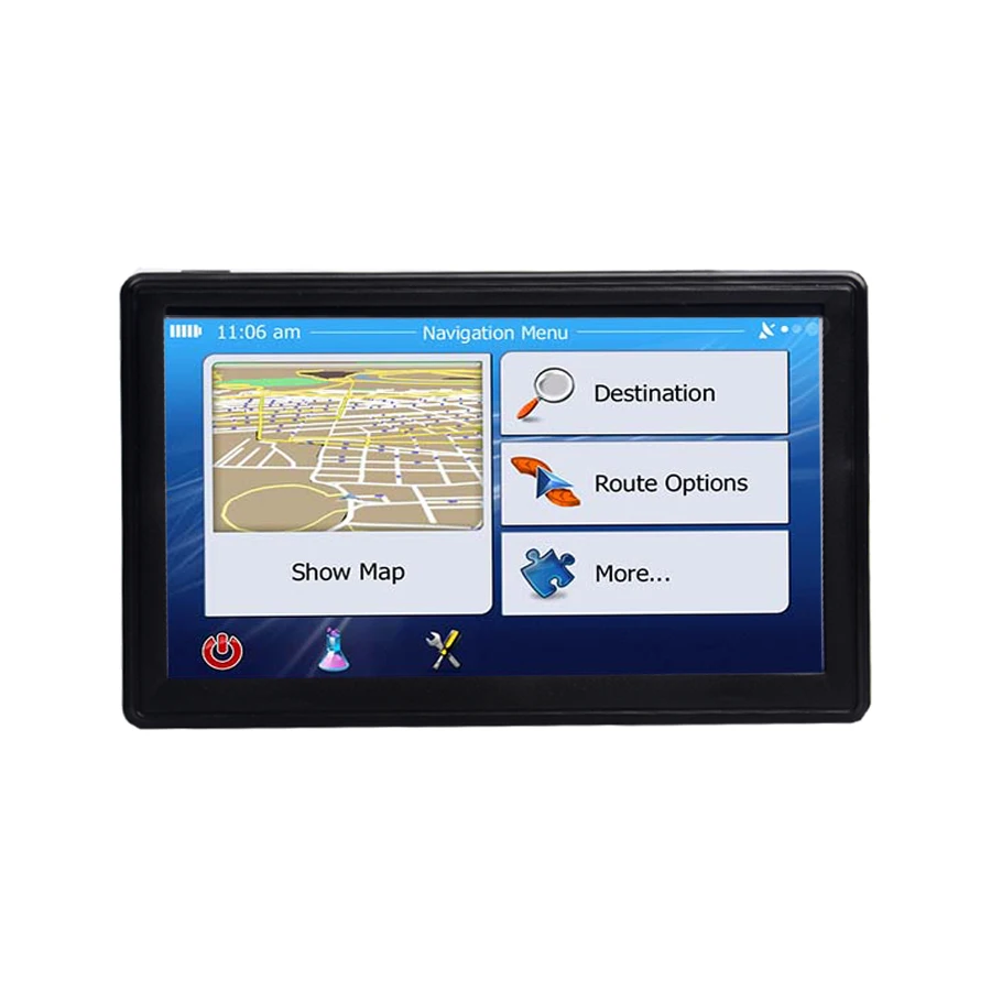 Anfilite 7 дюймов емкостный экран 800*480 грузовик 3D DDR3 256 м 8 ГБ gps навигация Bluetooth AVIN 800 МГц wince CE 6,0 Автомобильный навигатор